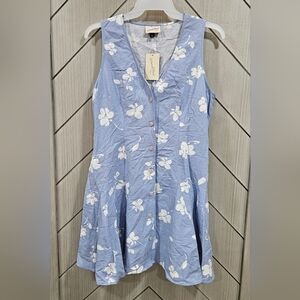 Universal Thread Blue Floral Dress